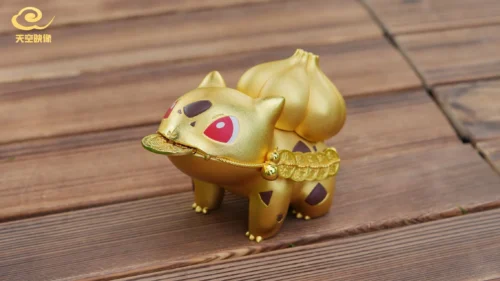 Lucky Gold Bulbasaur - Pokemon Statue - TianKongYingXiang Studio