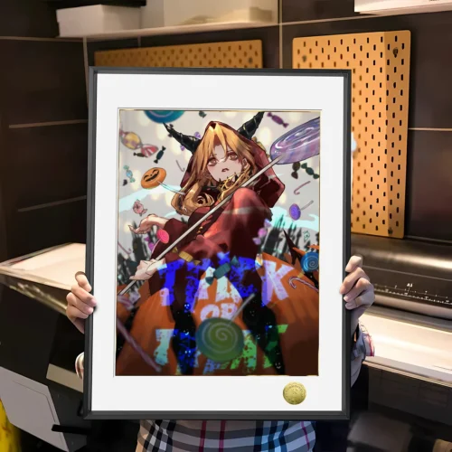A3 & 4K Size Halloween Ver. Ishtar Decorative Painting - Fate/Grand Order Decoration Painting - HuangGua Studio
