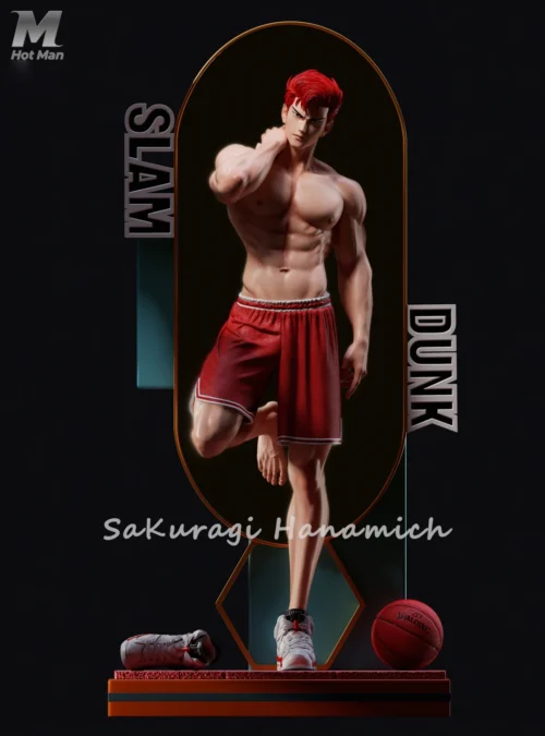 1/6 Scale Striker Hanamichi Sakuragi - SLAM DUNK Resin Statue - HotMan Studio