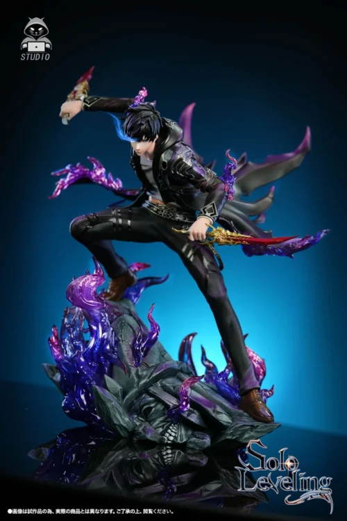 1/6 Scale Seong Jin woo with LED - Solo Leveling Resin Statue - HeiBao Studio