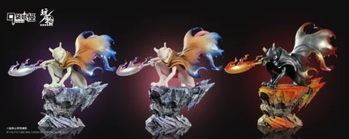 1/20 Scale World Zukan Battling Mewtwo - Pokemon Statue - WanZhiWu Studio