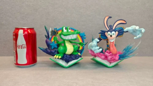 Cartoon Ver. Toon Alligator & Dark Rabbit - Duel Monsters/ Yu-Gi-Oh! Resin Statue - WASP Studios