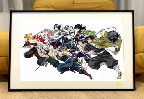 Attacking Nine Hashira Decorative Painting - Demon Slayer: Kimetsu No Yaiba - Xingkong Studio