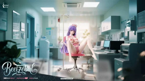 1/6 Scale Nurse Suit Ver. Raiden Shogun - Genshin Impact Resin Statue - SHOW Studio