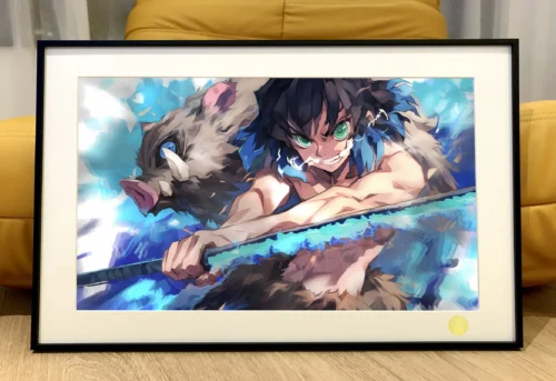 Beast Breathing Inosuke Hashibira Decorative Painting - Demon Slayer: Kimetsu No Yaiba - Xingkong Studio