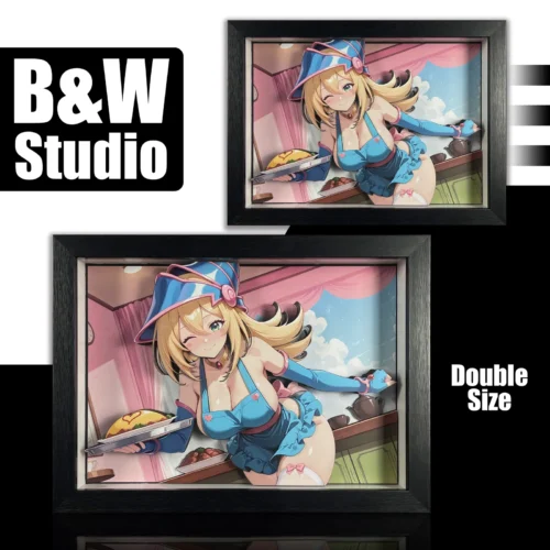 KKRD-019 & KKRDSlim-019 Dark Magician Girl 3D Decorative Painting - Duel Monsters/ Yu-Gi-Oh! - B&W Studio