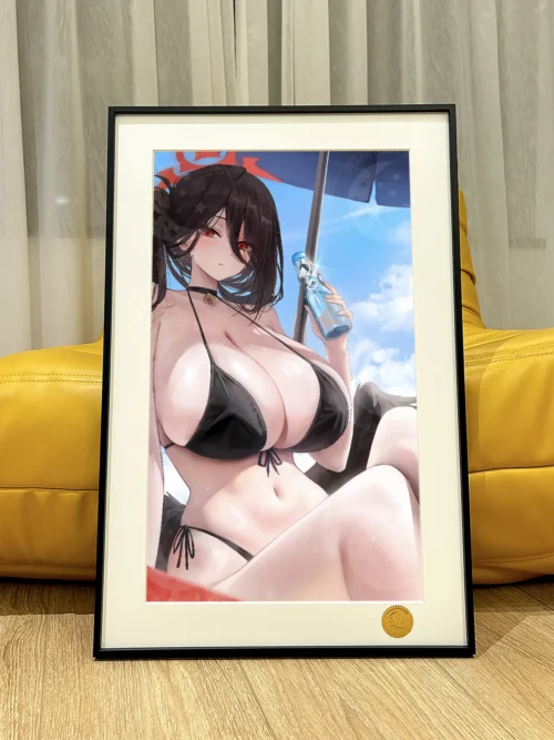 Swimsuit Ver. Hanekawa Hasumi Decorative Painting - Blue Archive - Xingkong Studio