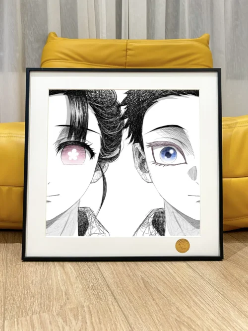 Hakuji Soyama & Koyuki Soyama Decorative Painting - Demon Slayer: Kimetsu No Yaiba - Xingkong Studio