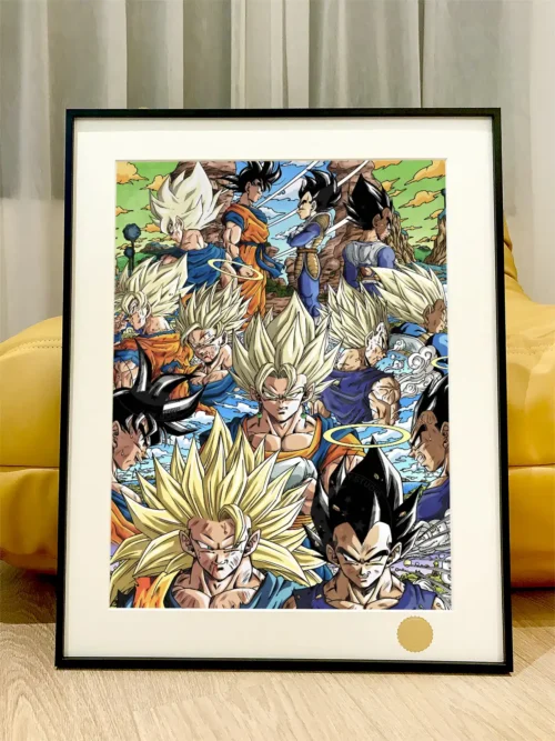 Dragon Ball Battles Decorative Painting - Dragon Ball - Xingkong Studio