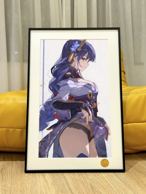 Skirt Lifting Raiden Shogun Decorative Painting - Genshin Impact - Xingkong Studio