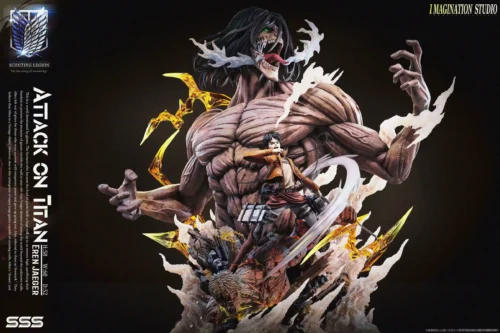 1/6 Scale Eren Yeager with LED - Attack On Titan Resin Statue - Imagination Studio