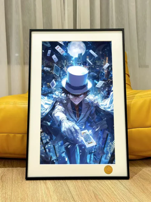 Kaitou Kid with Playing Cards Decorative Painting - Detective Conan - Xingkong Studio