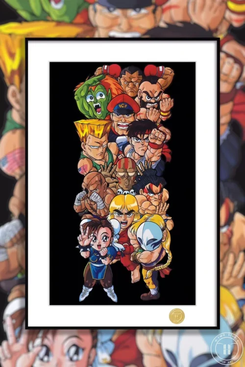Chibi Ver. Street Fighter Decorative Painting - Street Fighter - H-TWO Studio