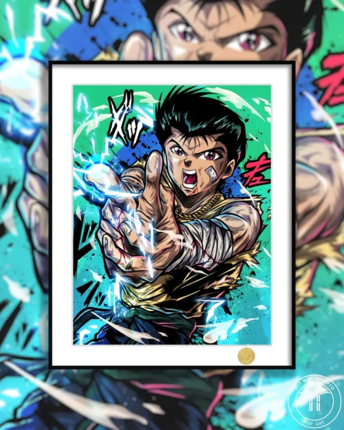 Yusuke Urameshi Decorative Painting - YuYu Hakusho - H-TWO Studio