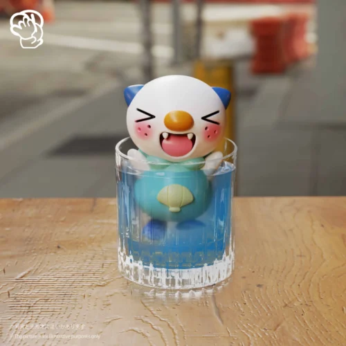 Summer Season Oshawott - Pokemon Resin Statue - MengWanWu Studio