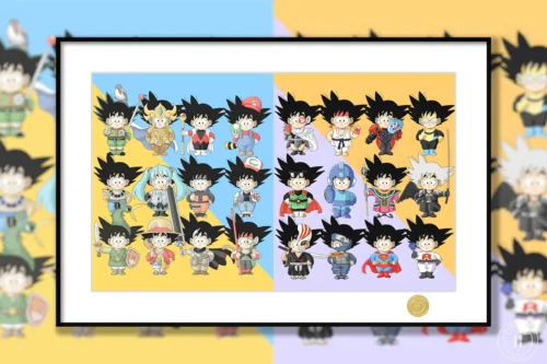 Variety Son Goku Decorative Painting - Dragon Ball - H-TWO Studio