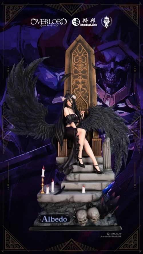1/4 Scale Licensed Albedo - Overlord Resin Statue - Avalon Continent Collectibles