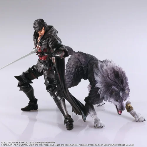Clive Rosfield & Torgal - (FF16) Final Fantasy XVI Official Statue - Square Enix