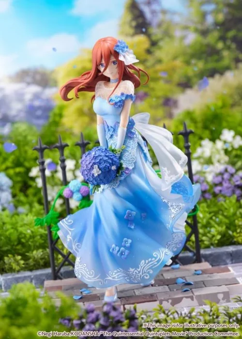 1/7 Scale Floral Dress Ver. Miku Nakano - 5Toubun no Hanayome Official Statue - SSF Studios
