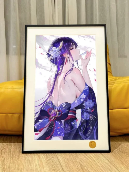Raiden Shogun Decorative Painting - Genshin Impact - Xingkong Studio