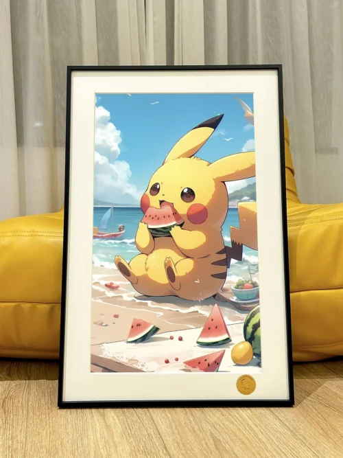 Summer Pikachu Decorative Painting - Pokemon - Xingkong Studio