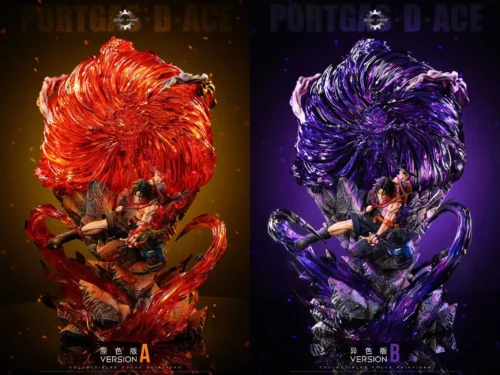 POP Scale Fire Emperor Portgas D. Ace with LED - ONE PIECE Resin Statue - Reset Studio