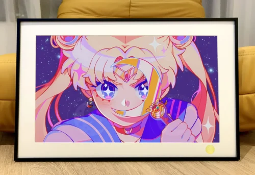 Shimmery Usagi Tsukino Decorative Painting - Sailor Moon - Xingkong Studio