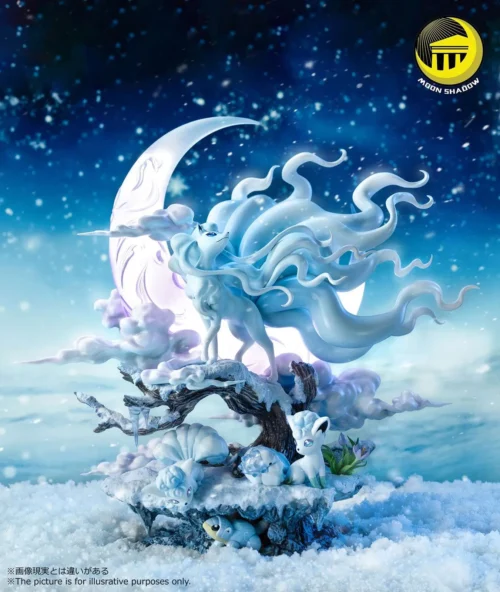 Nature Series Alola Region Ice-type Family with LED - Pokemon Resin Statue - Moon Shadow Studios