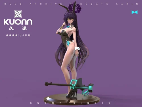 1/6 Scale Bunny Girl Ver. Kakudate Karin - Blue Archive Resin Statue - Kuonn Studio