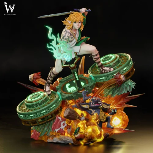 1/4 Scale MK2 Link with LED - The Legend of Zelda: Tears of the Kingdom Resin Statue - Wake Studio