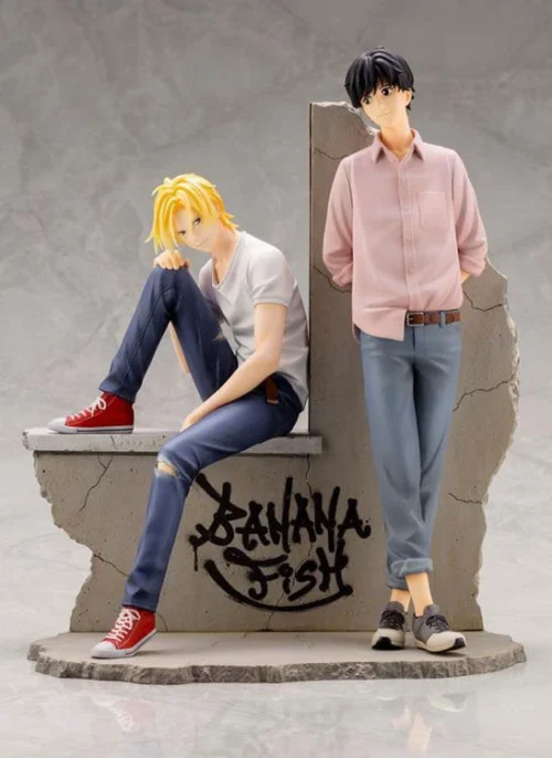 1/8 Scale PV175 Artfx J Series Ash & Eiji - Banana Fish Official Statue - Kotobukiya