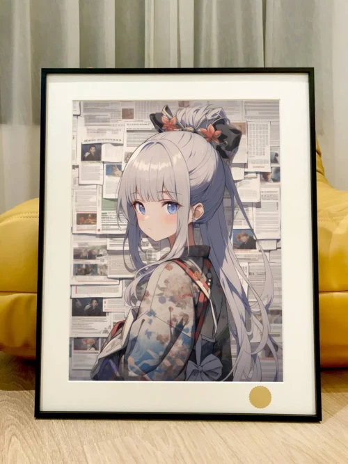 Swan Princess Kamisato Ayaka Decoration Painting - Genshin Impact - Xingkong Studio
