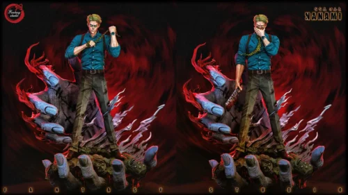 Dying Kento Nanami - Jujutsu Kaisen Resin Statue - Fantasy Studios