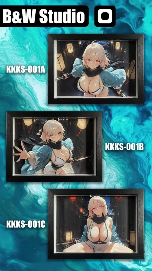 KKKS-001 & KKKSSlim-001 Okita Souji 3D Decorative Painting - Fate/Grand Order - B&W Studio