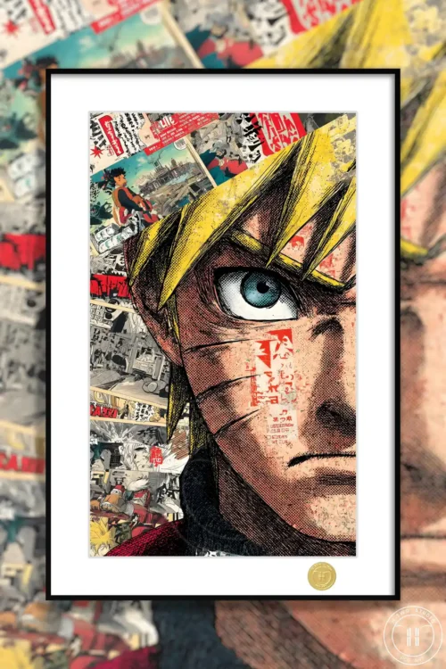 Poster Style Naruto Uzumaki Decorative Painting - Naruto - H-TWO Studio