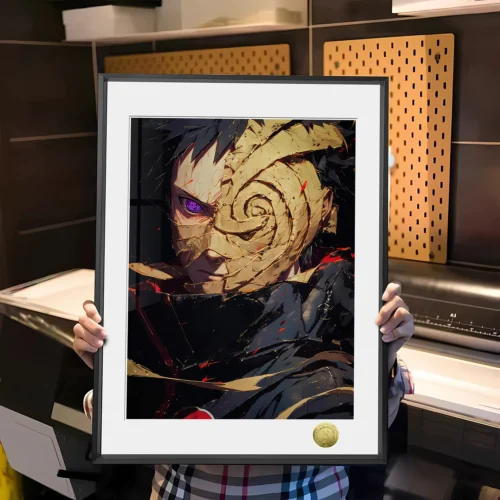 A3 & 4K Size Masked Guy Obito Uchiha Decorative Painting - Naruto Decoration Painting - HuangGua Studio