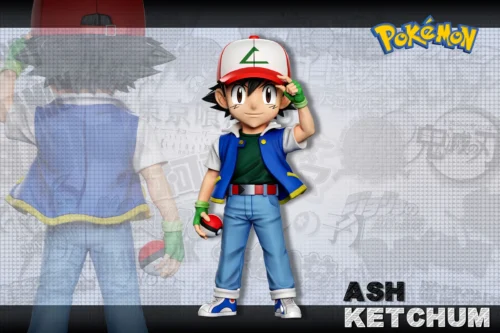 Ash Ketchum - Pokemon Resin Statue - A Plus Studios