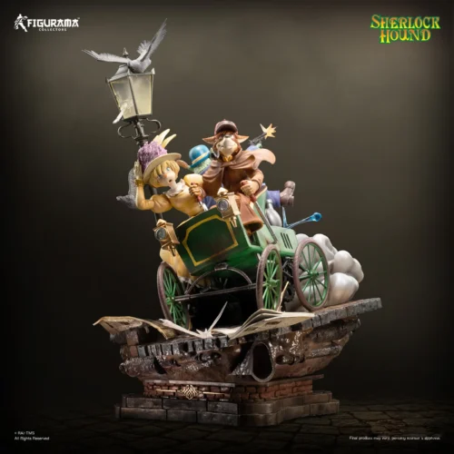 1/8 Scale Sherlock & Watson & Mrs. Hudson with LED - Sherlock Hound Official Statue - Figurama Collectors Studios