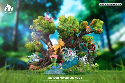 Desktop Ecology Scene 001 - Digimon Resin Statue - An-Studios