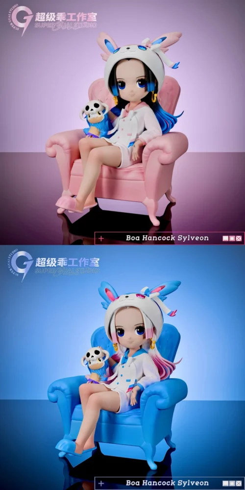 Small & Big Scale Sylveon Cosplay Boa Hancock - Pokemon SPY X FAMILY Resin Statue - Super Guai Studio