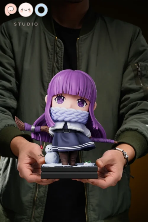 Chibi Ver. Winter Cloth Fern - Frieren: Beyond Journey's End Resin Statue - popo Studio