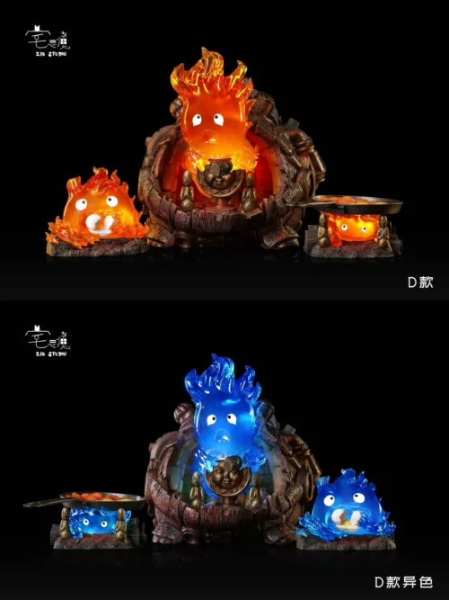 Castle Calcifer with LED - Howl's Moving Castle Resin Statue - ZJB Studio