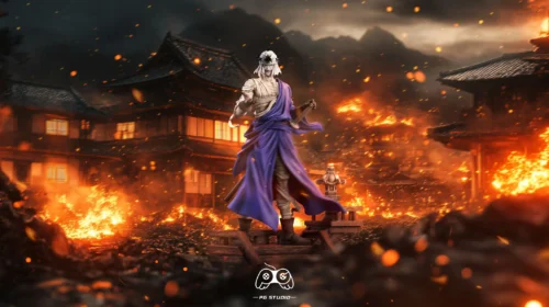 1/6 Scale Shishio Makoto - Rurouni Kenshin Resin Statue - PG Studio
