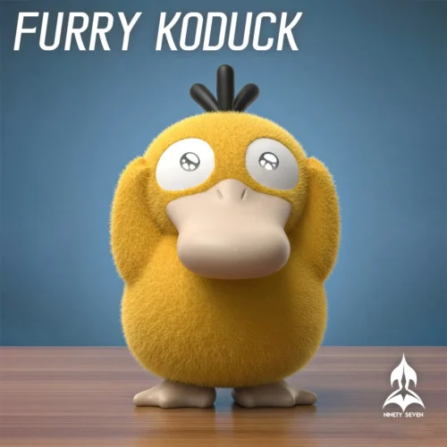 Flocking Psyduck - Pokemon Statue - NINETY SEVEN Studio