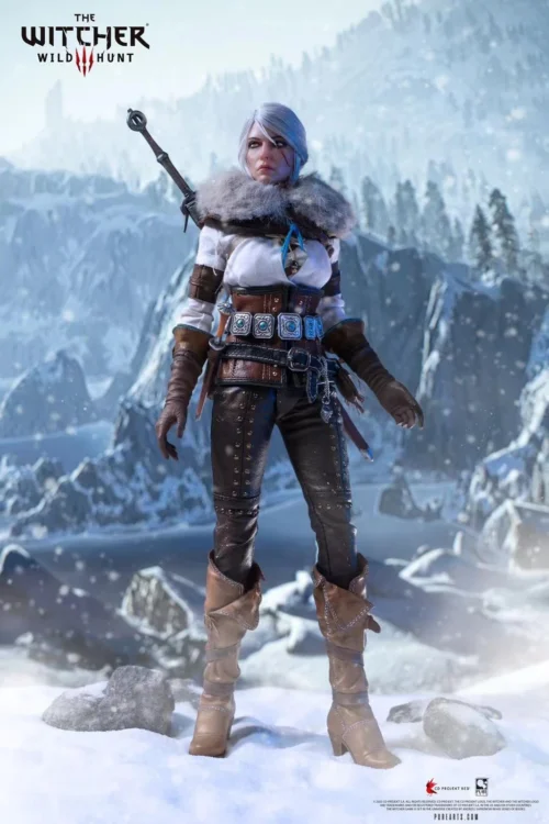 1/6 Scale Movable Cirilla Fiona Elen Riannon - The Witcher 3: Wild Hunt Official Statue - PureArts