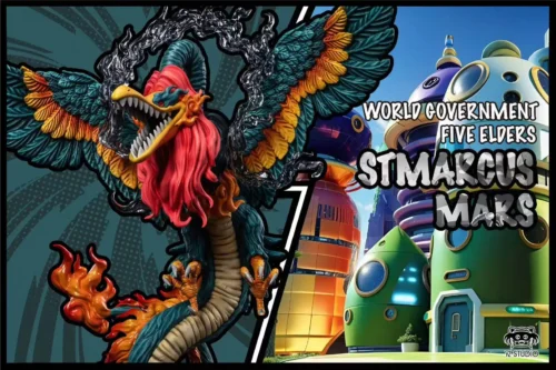 Future Island Arc Itsumade St. Marcus Mars - ONE PIECE Statue - YZ Studios