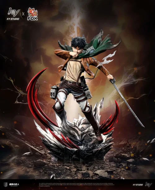 1/6 Scale Eren Yeager - Attack On Titan Resin Statue - KY Studio