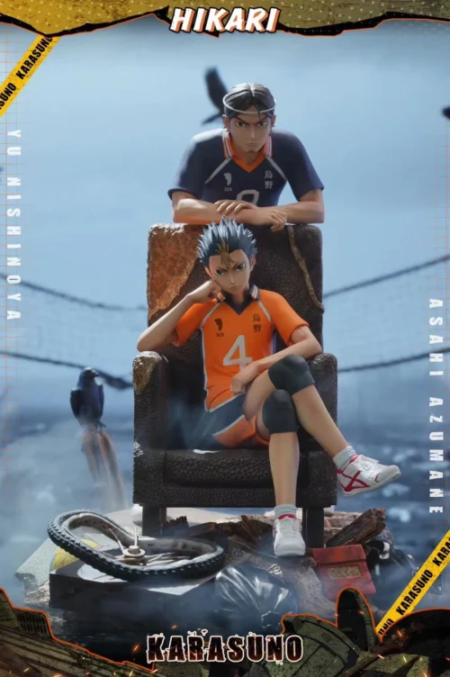 Yu Nishinoya & Asahi Azumane - Haikyū!! Resin Statue - HIKARI Studio