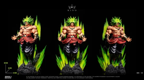 Legendary Super Saiyan Broly with LED - Dragon Ball Resin Statue - KING.Studio
