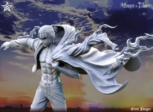 1/6 Scale Wearing Clothes Eren Yeager - Attack On Titan Statue - JiangXing Studio